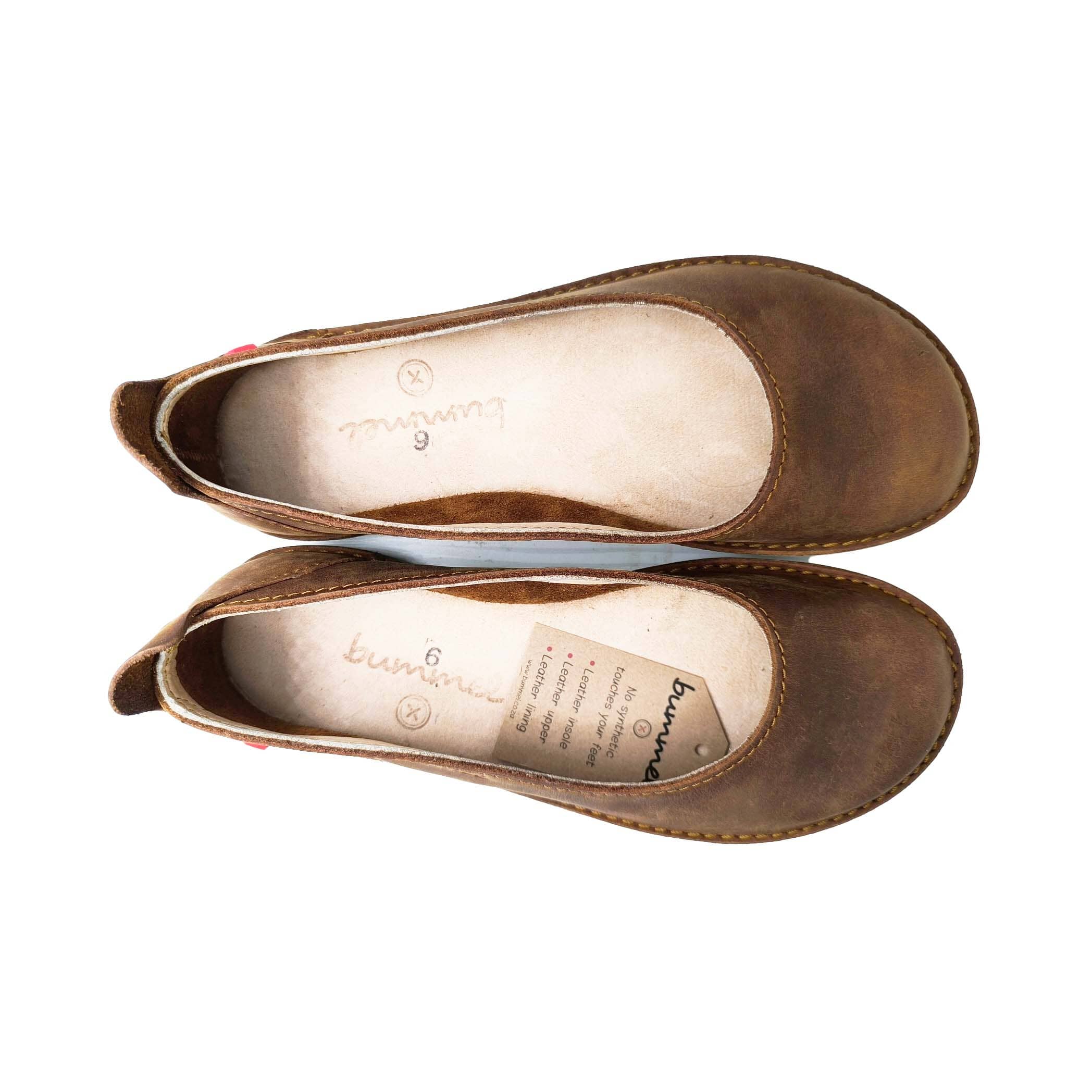 Bummel Zuri Leather Ballerina Shoe - Salvador Shoes Bummel