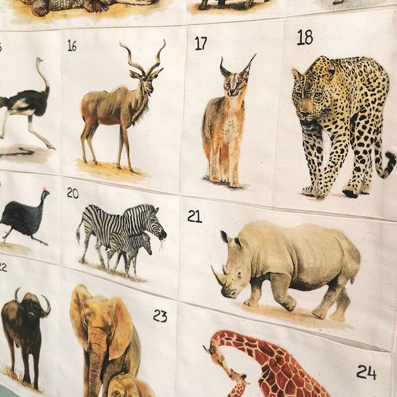 Envirokid African Animals Advent Calendar Toys Envirokid