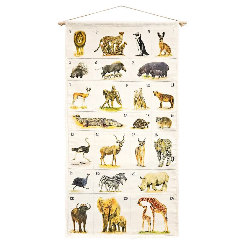 Envirokid African Animals Advent Calendar Toys Envirokid No