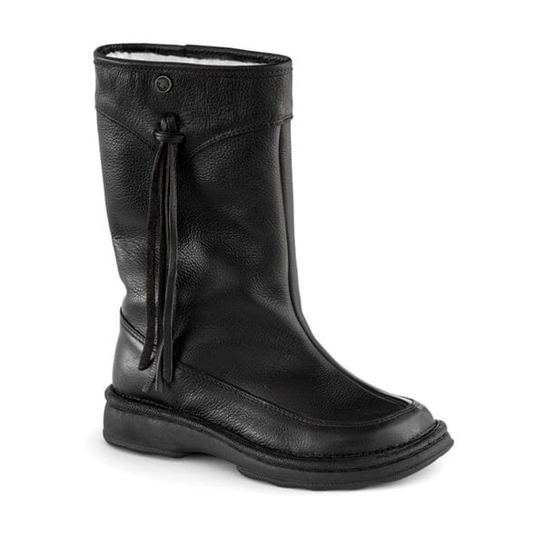 Groundcover Arctic Ladies Leather Wool Boot - Black Boots Groundcover
