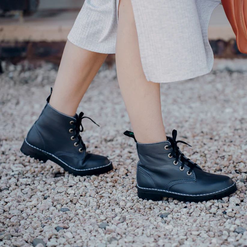 Groundcover Berlin Ladies Boot - Navy Boots Groundcover