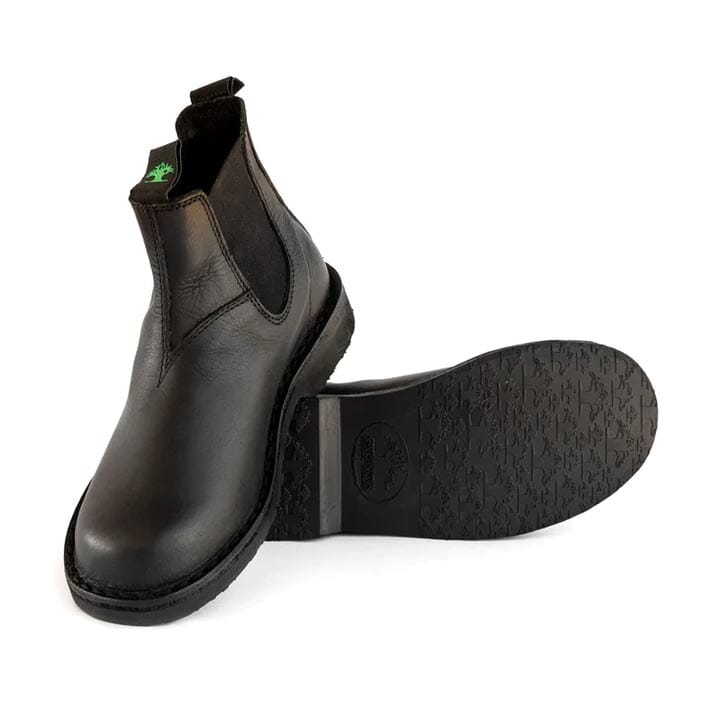 Groundcover Chelsea Men's Black Leather Boot Boots Groundcover