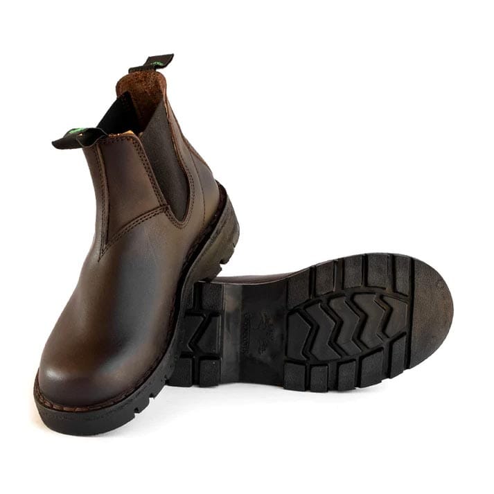 Groundcover Chelsea Men's Brown Leather Boot Boots Groundcover