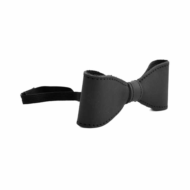 Groundcover Leather Bow Ties Ties, Bow Ties & Suspenders Groundcover black