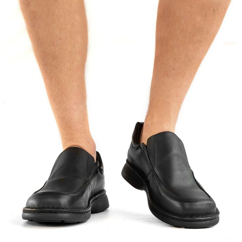 Groundcover Mens Slip-On Shoe - Black Shoes Groundcover