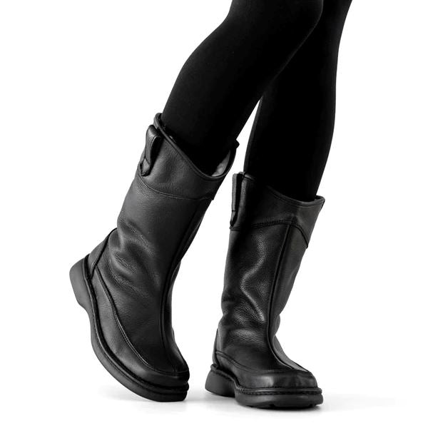 Groundcover Tundra Ladies Wool Boot - Black Boots Groundcover