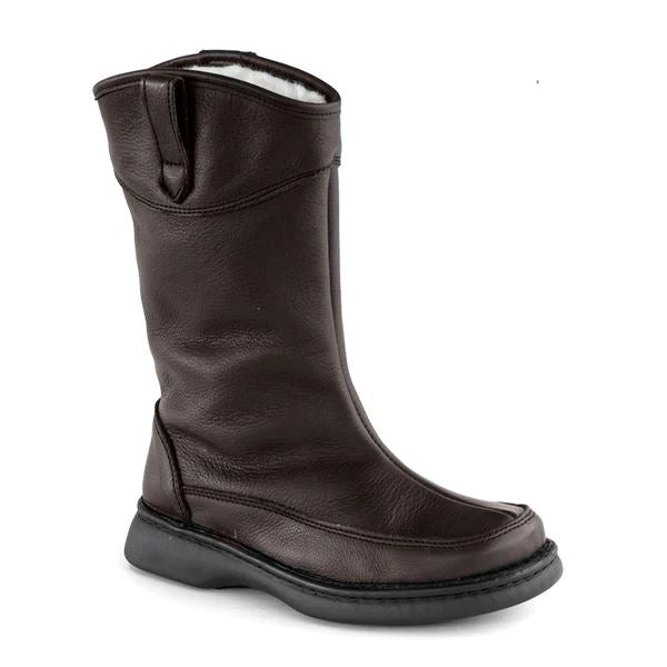 Groundcover Tundra Ladies Wool Boot - Brown Boots Groundcover