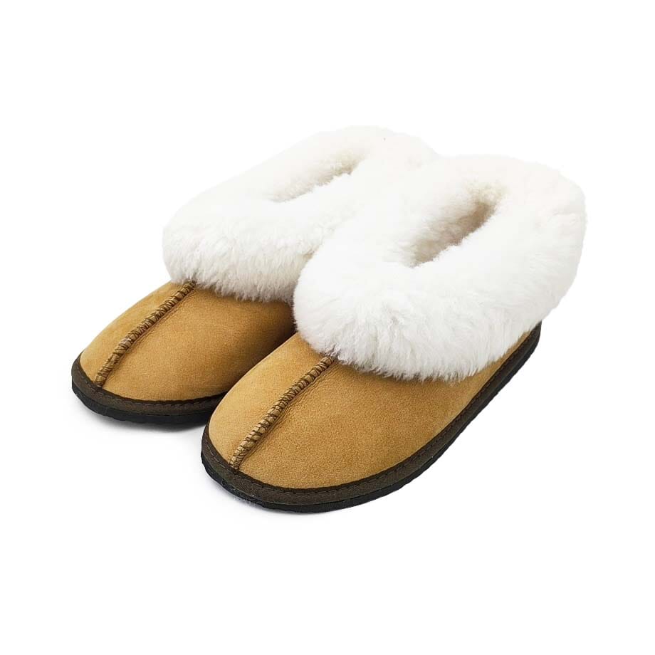 KARU Cosy Sheepskin Slippers - Caramel Brown Slippers Karu Slippers 3 Sheepskin