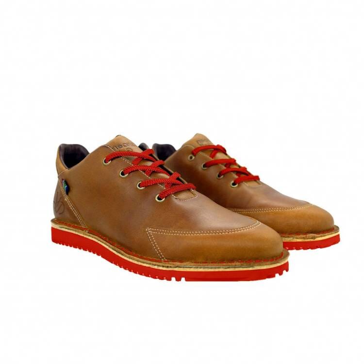 Loft Golf Shoe Golf Shoes Veldskoen Pinotage Red 5