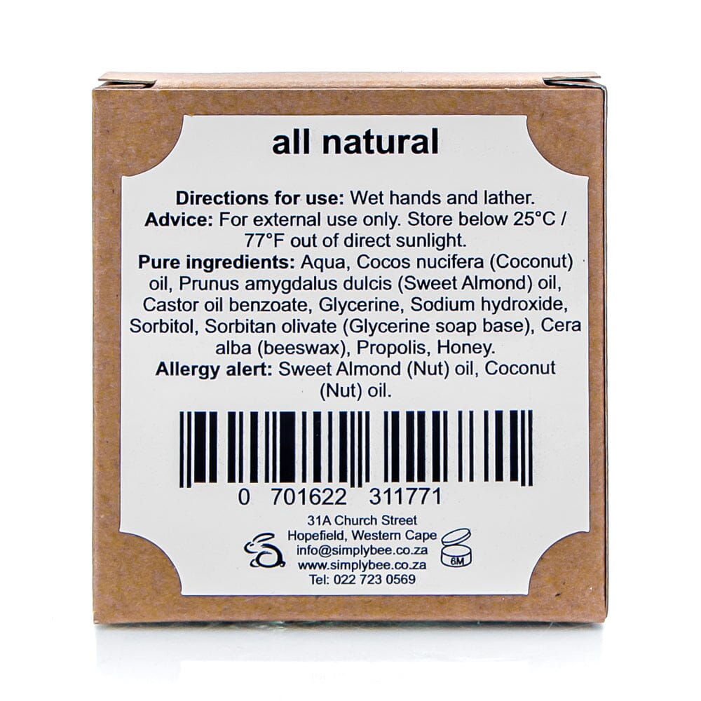 Simply Bee Honey Beeswax Soap Bar 90g Soaps Simply Bee