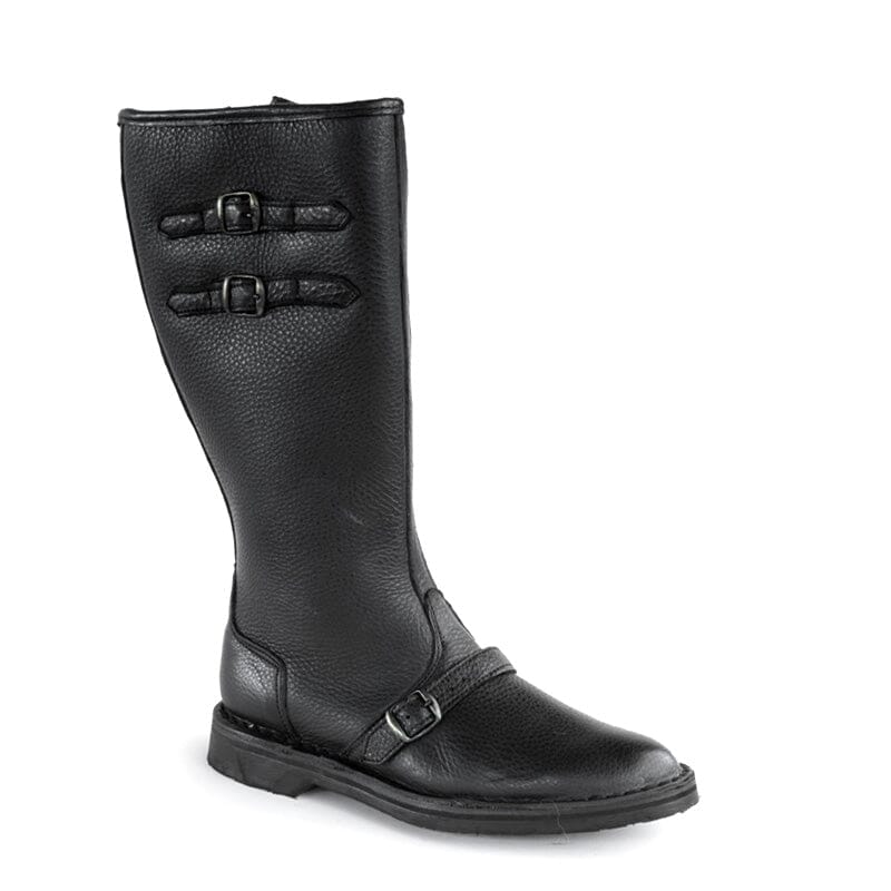 Groundcover Alpine Ladies Black Long Wool Boots Boots Groundcover