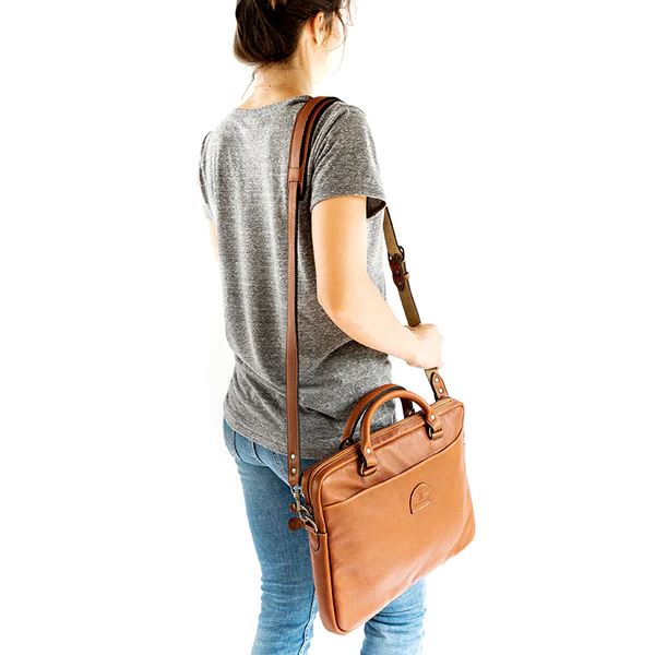 Groundcover Jameson Leather Laptop Bag Bags & Handbags Groundcover