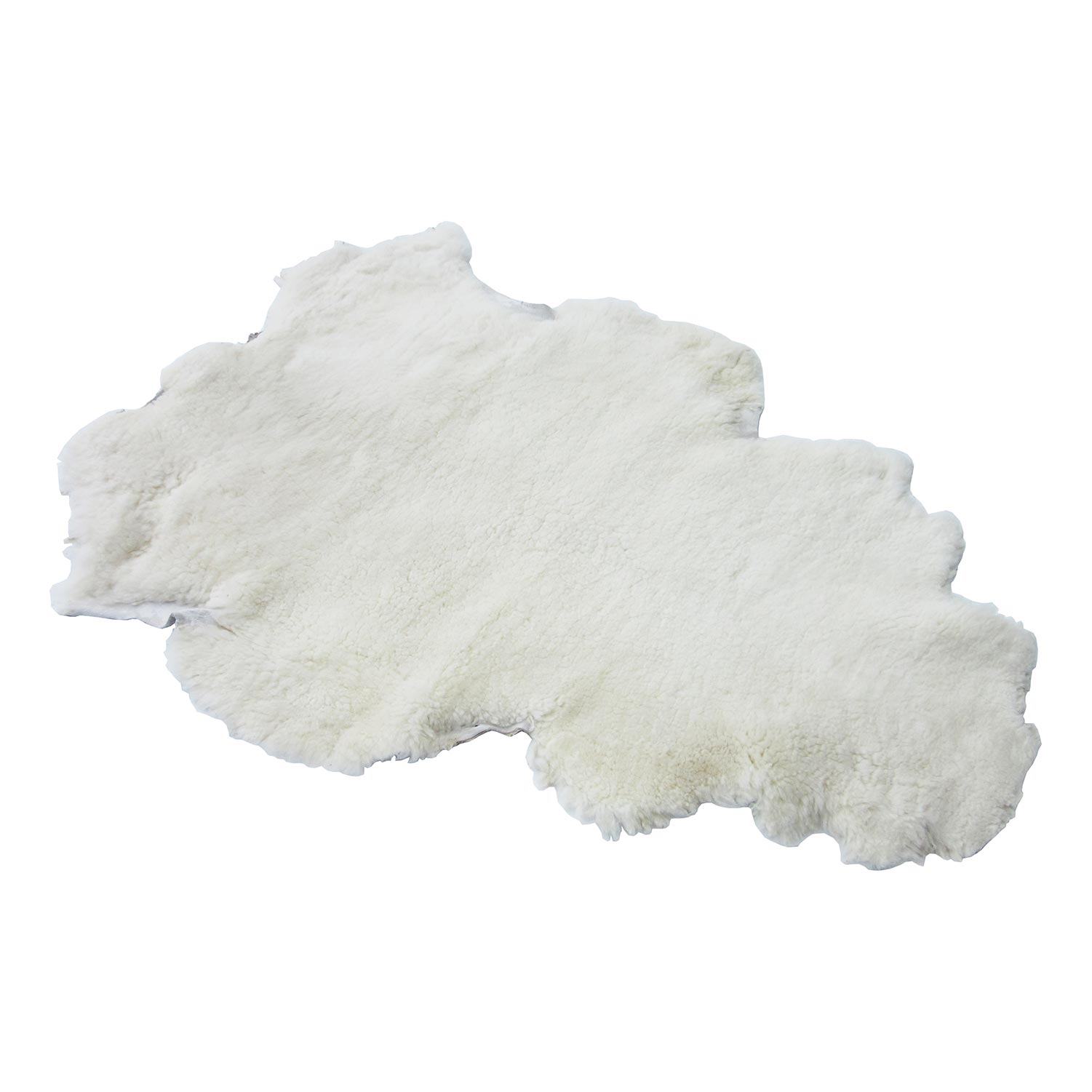 Made by Artisans White Merino Wool Sheepskin Sheepskins Made by Artisans