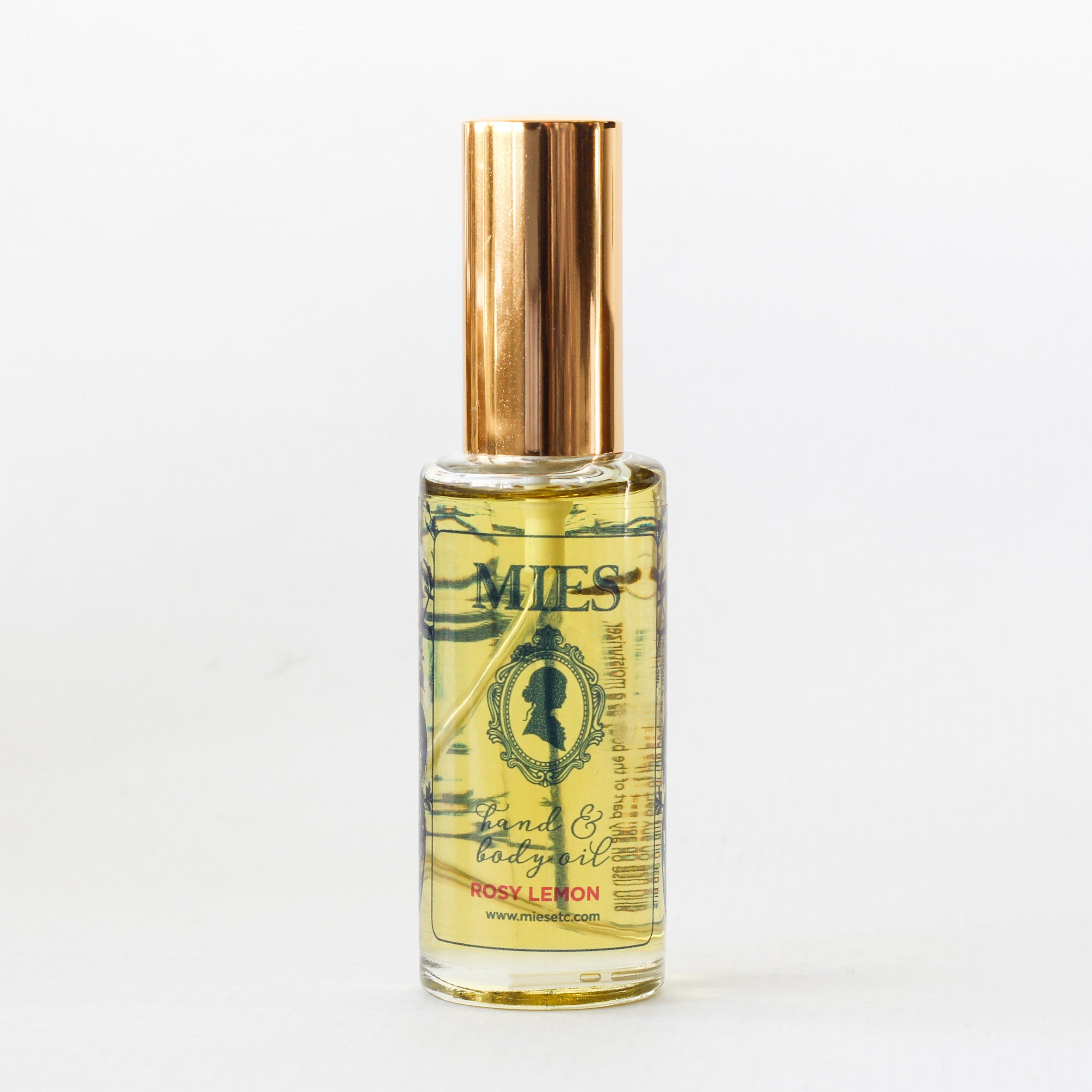 MIES Hand & Body Oil - Rosy Lemon 50ml Body Moisturisers MIES
