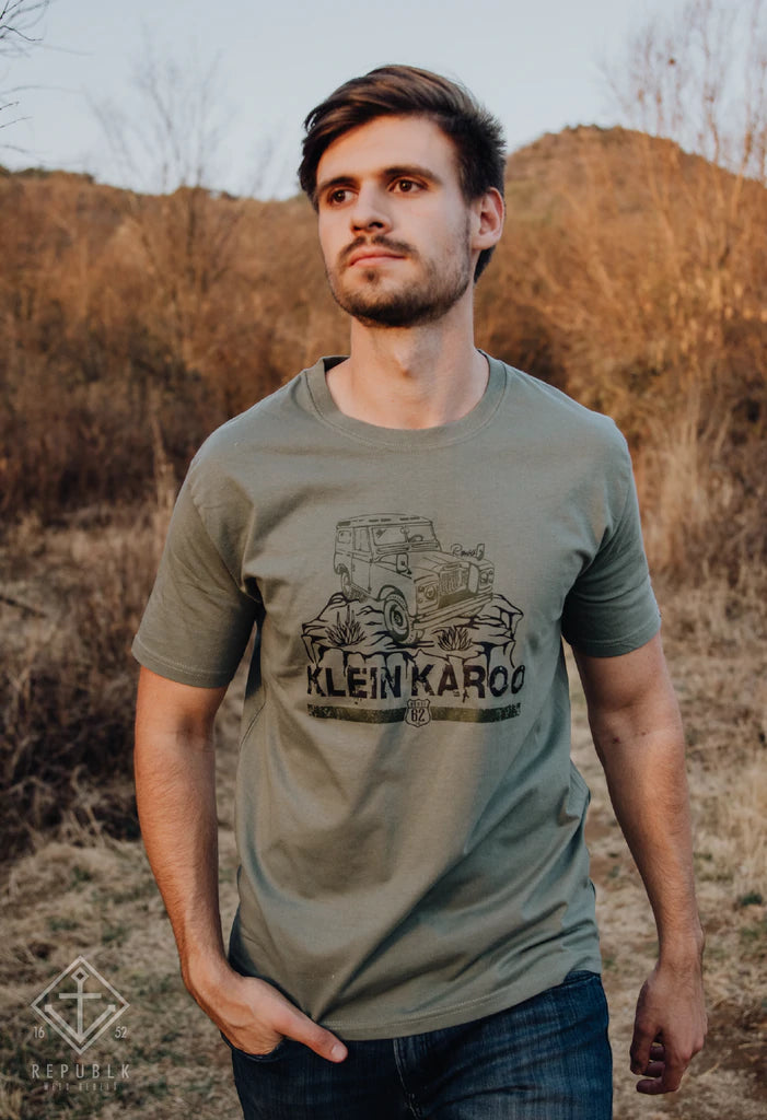 Republk Mens 'Klein Karoo' T-Shirt Tops Republk