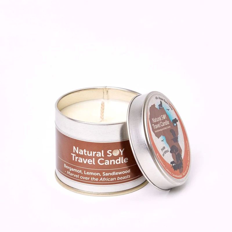 SoyLites 'Pride of Africa' Soy Travel Candle Candles SoyLites