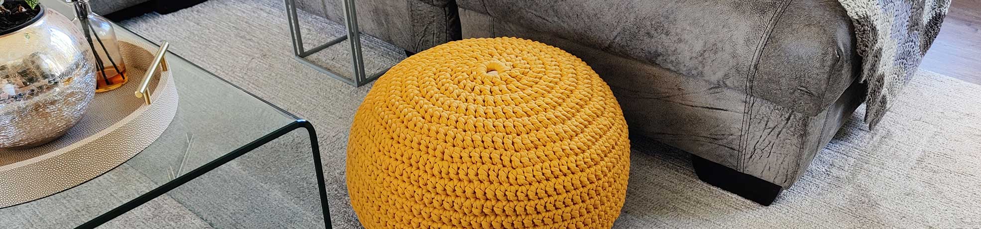 Ottomans & Floor Pebbles