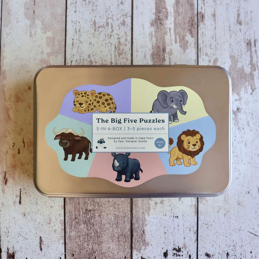 Big Five Animal Puzzle Set Games FEAT. 