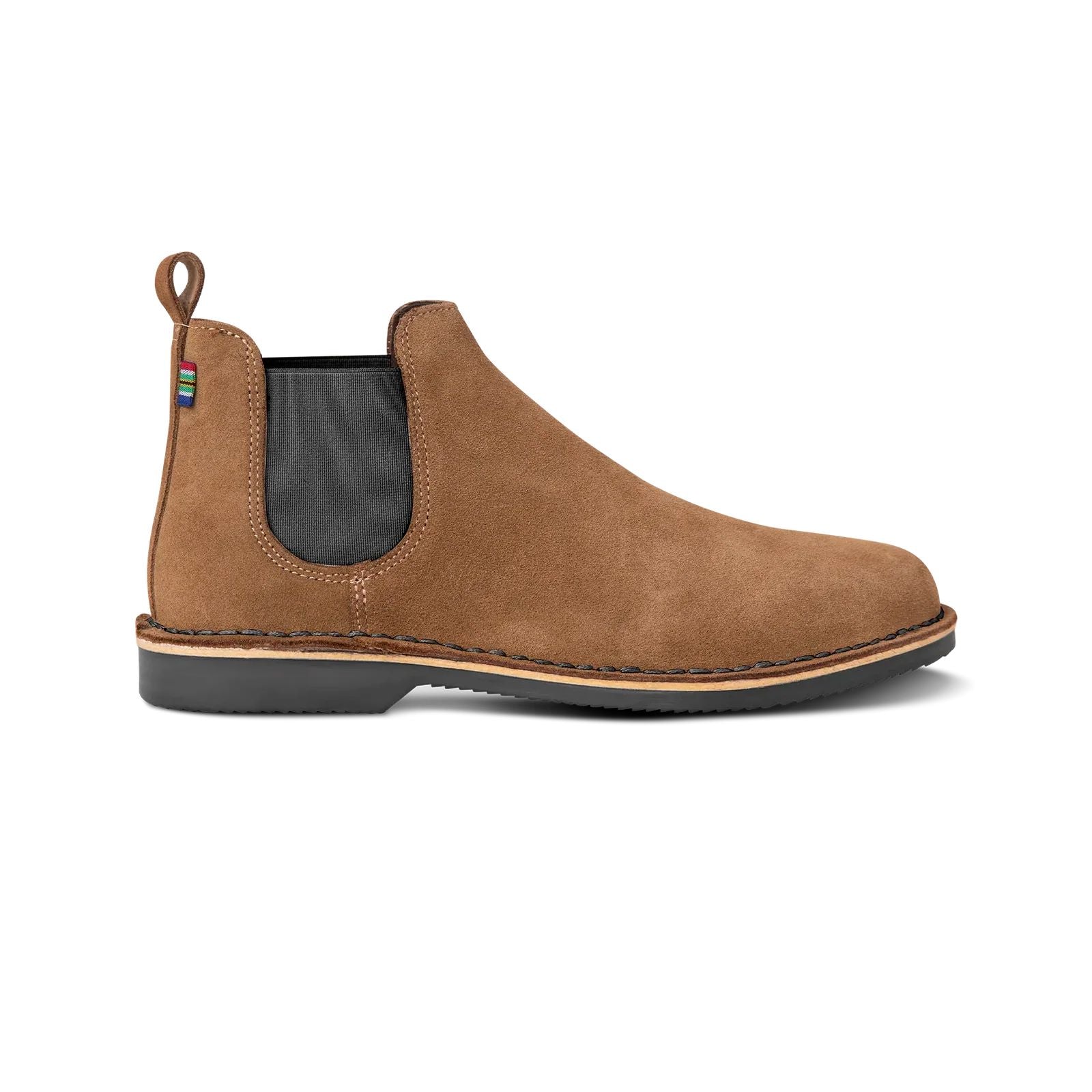 Chelsea Leather Boot Shoes Veldskoen Safari Black 3 
