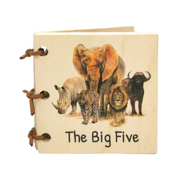 Envirokid Big Five Wooden Baby Book Books Envirokid 