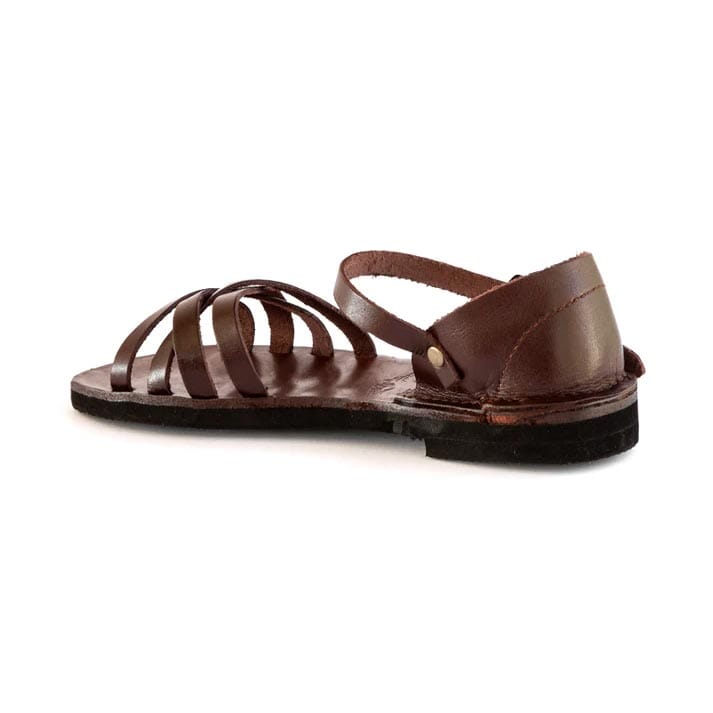 Groundcover Daisy Ladies Brown Leather Sandal Sandals Groundcover 