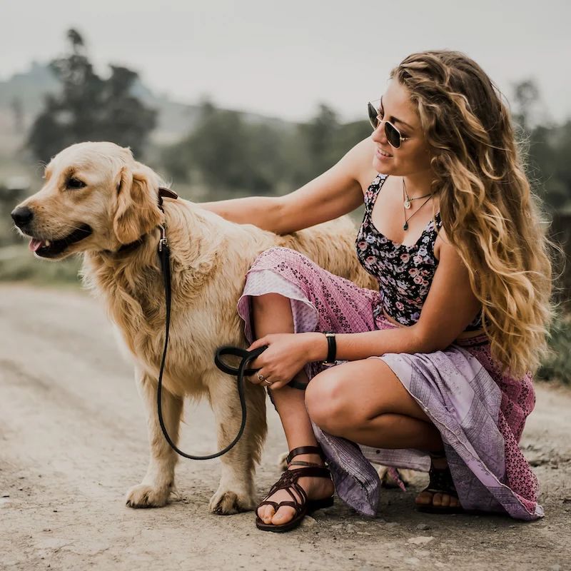 Groundcover Ladies Princess Leather Sandal - Brown Sandals Groundcover 