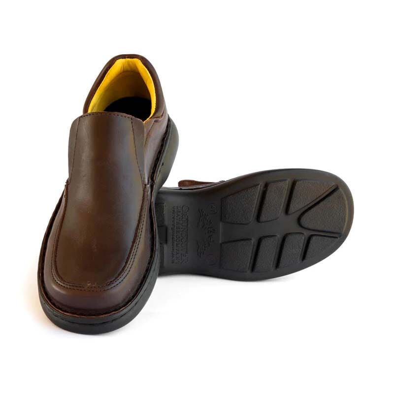 Groundcover Mens Slip-On Shoe - Brown Shoes Groundcover