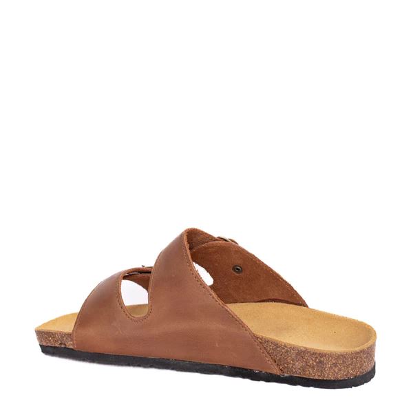 Groundcover Palma Unisex Whisky Leather Sandal Sandals Groundcover 