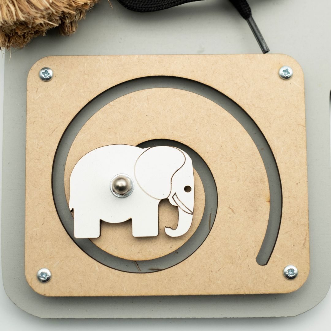 Kiani Large Elephant Activity Board Toys Kiani