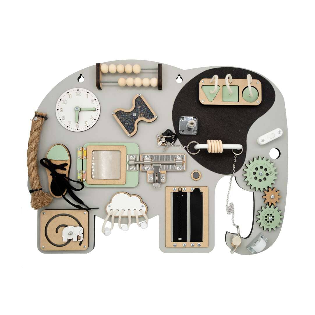 Kiani Large Elephant Activity Board Toys Kiani Green