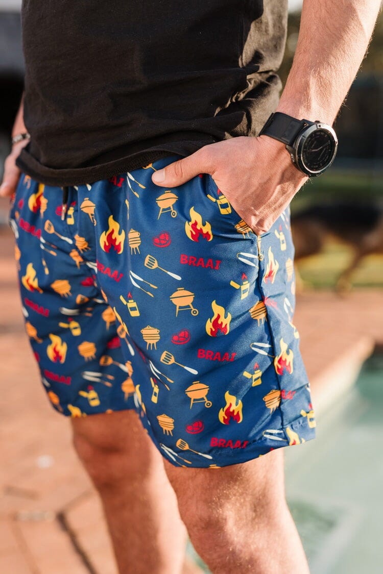 Republk Mens 'Braai' Swim Shorts Bottoms Republk 