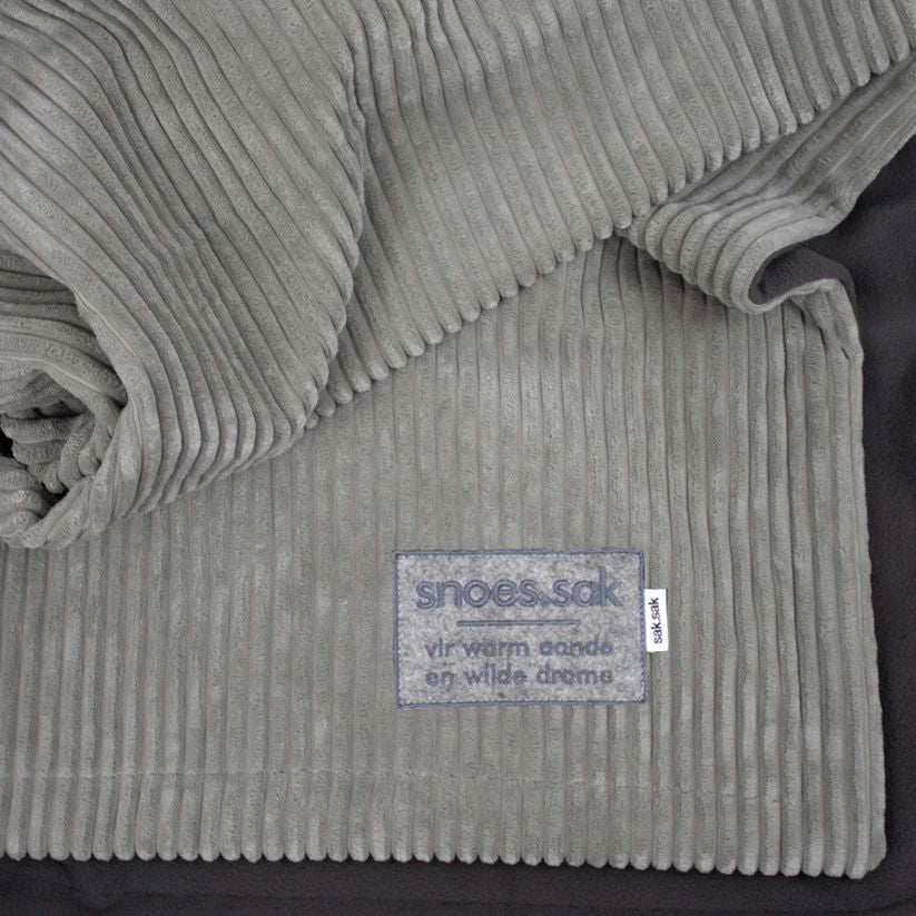 'snoes.sak' Luxury Blanket Blankets Sak.Sak Grey Medium (1.5m x 1.5m) 