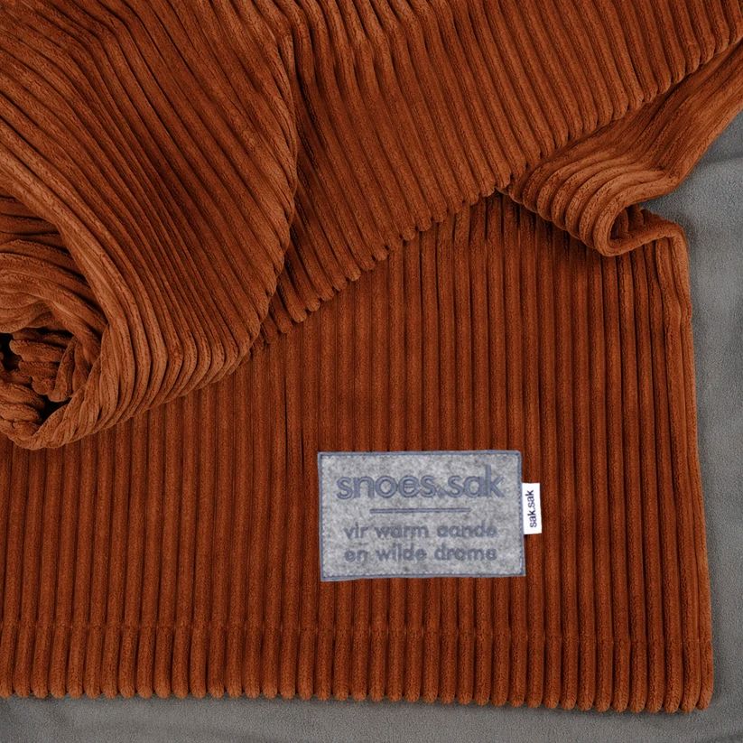 'snoes.sak' Luxury Blanket Blankets Sak.Sak Orange Medium (1.5m x 1.5m) 