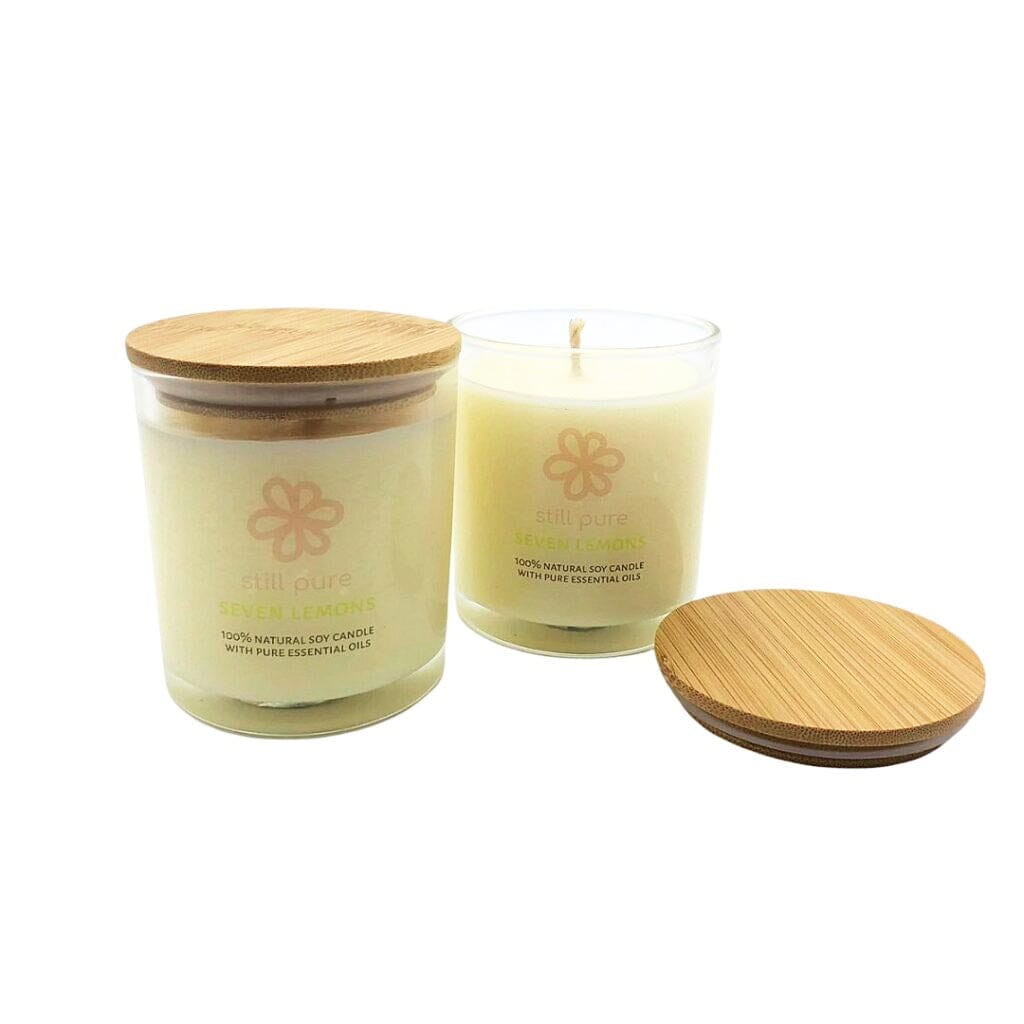 Still Pure Seven Lemons Soy Wax Candles Candles Still Pure 