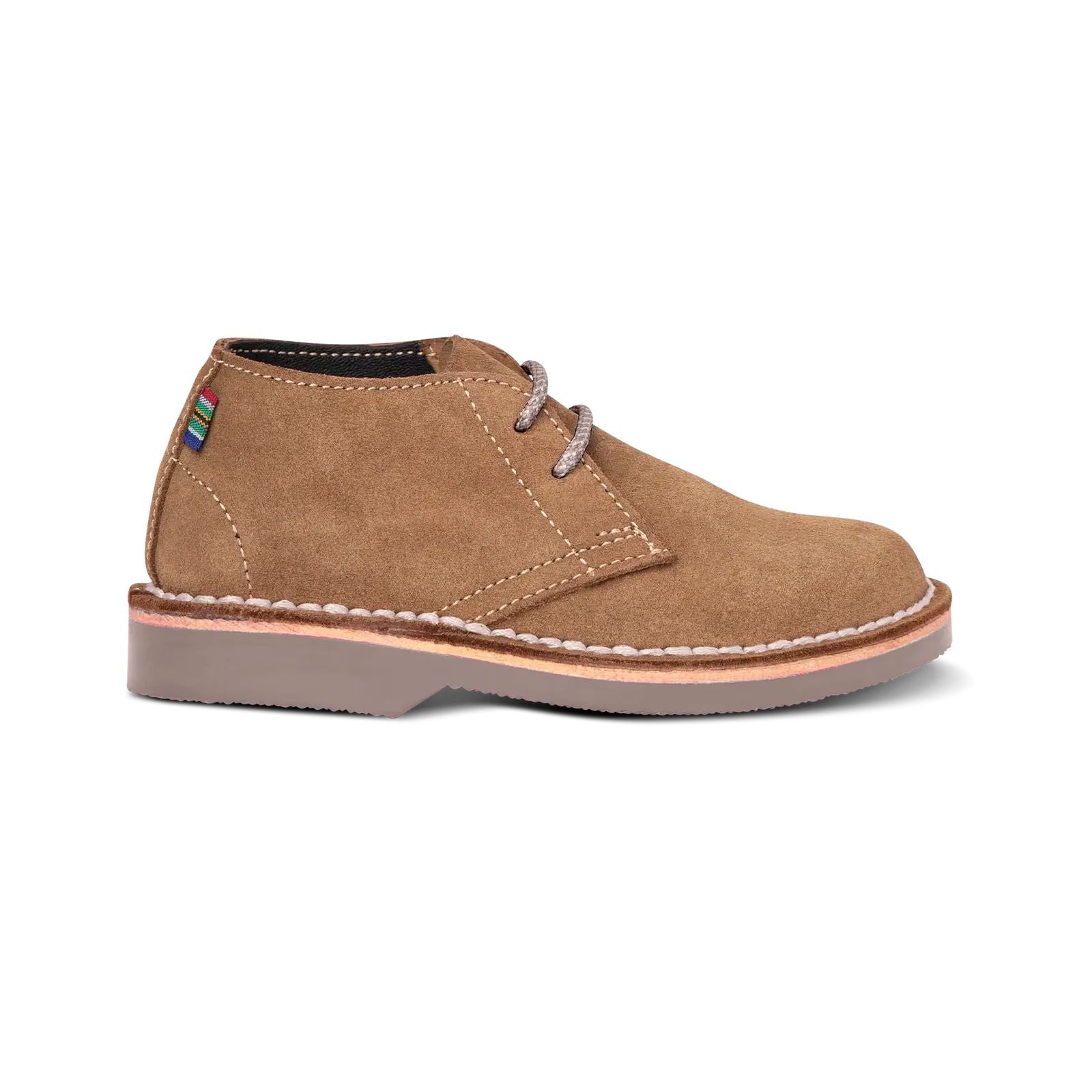 Traditional Heritage Kids Leather Shoe Shoes Veldskoen Robbie the Rhino (grey sole) 9 