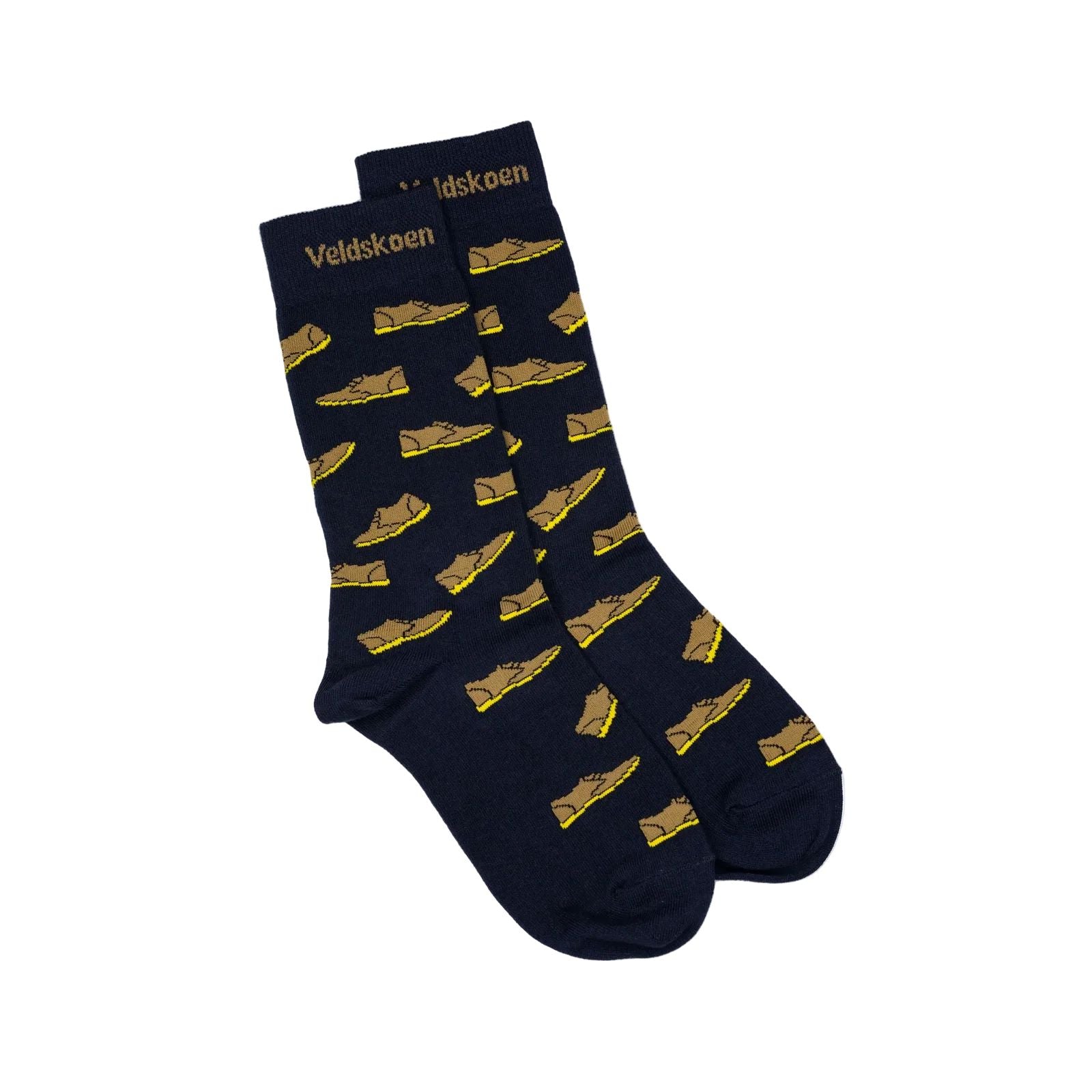 Veldskoen Socks (Navy & Yellow) Socks & Tights Veldskoen 