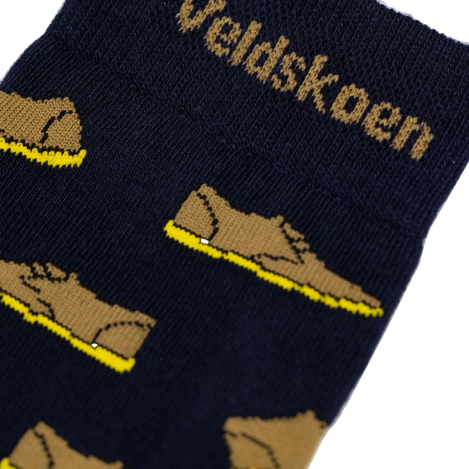 Veldskoen Socks (Navy & Yellow) Socks & Tights Veldskoen 