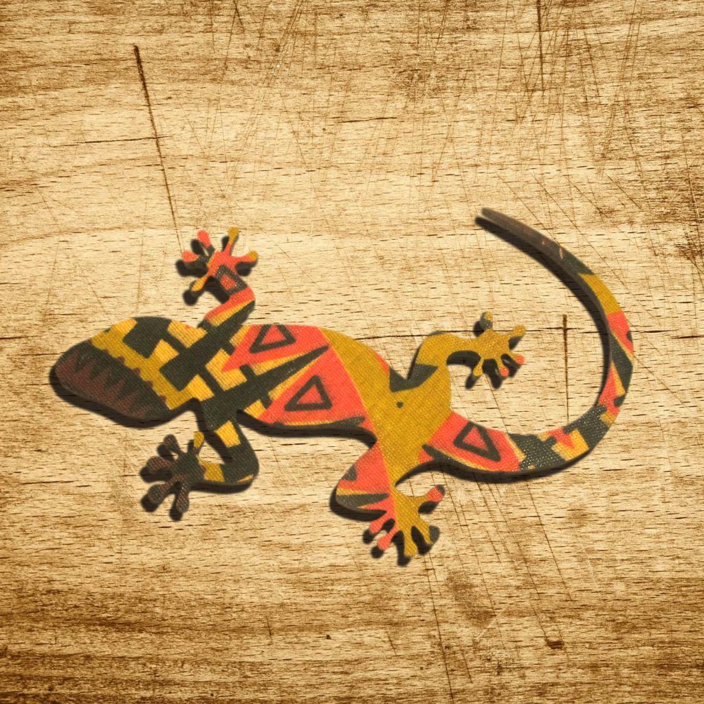 Cape Lasercut African Inspired Wall Decor Wall Décor & Art Cape Lasercut Gecko 
