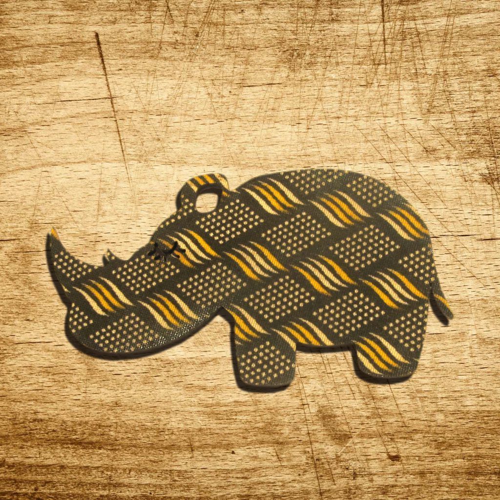 Cape Lasercut African Inspired Wall Decor Wall Décor & Art Cape Lasercut Rhino Calf 