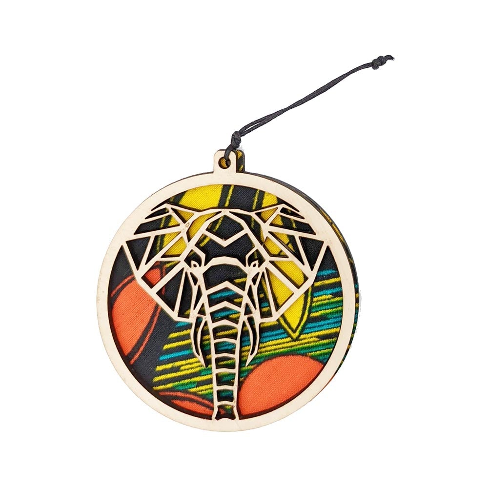 Cape Lasercut Display Tree Festive Baubles Tableware Cape Lasercut elephant 