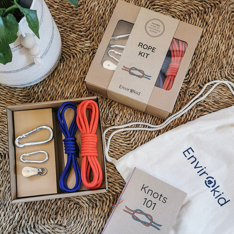 Rope Kit | Learn Knots Set Up Zip Lines | Envirokid | Made by Artisans