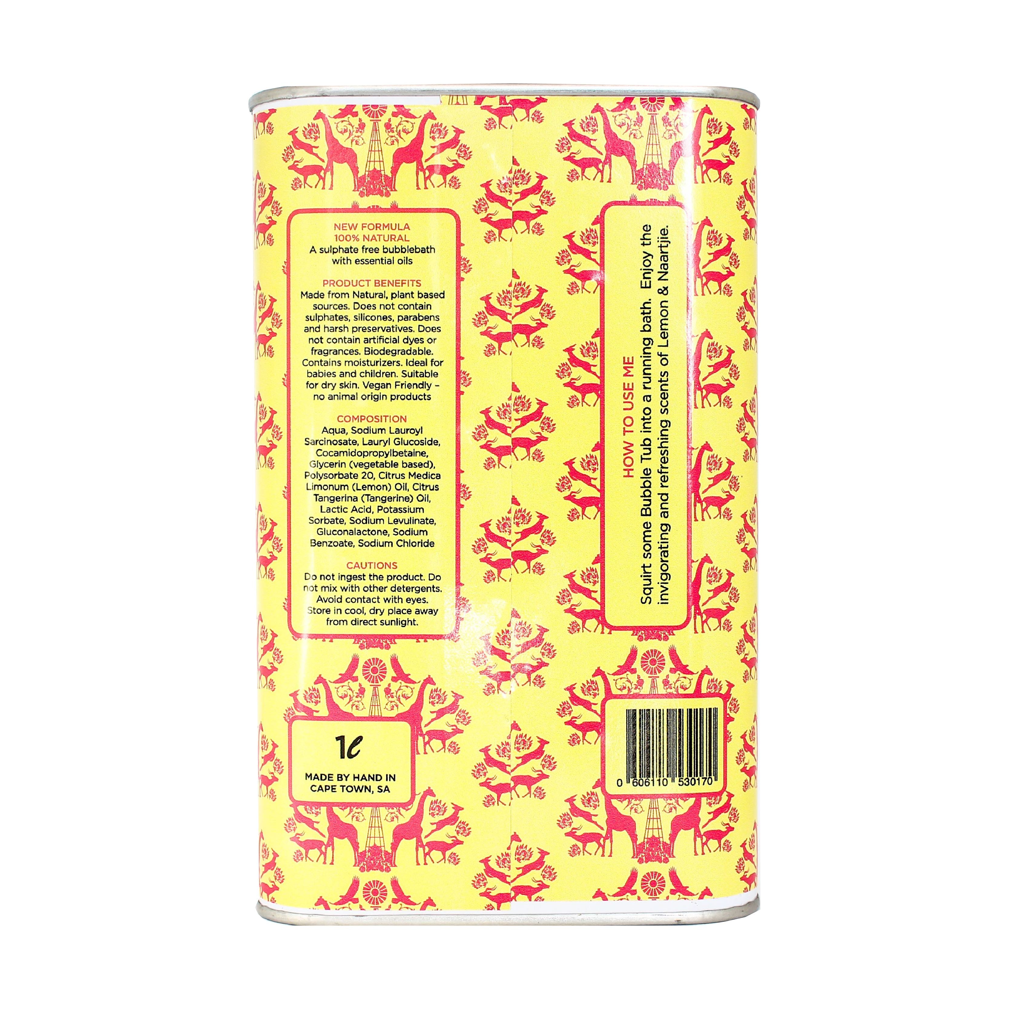 MIES Bubble Tub - Lemon & Naartjie 1l Bath Salts & Soaks MIES 